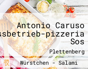 Antonio Caruso Imbissbetrieb-pizzeria Sos