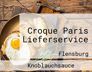 Croque Paris Lieferservice