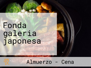 Fonda galeria japonesa