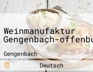 Weinmanufaktur Gengenbach-offenburg