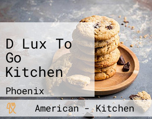 D Lux To Go Kitchen