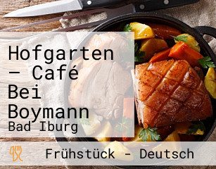 Hofgarten – Café Bei Boymann