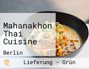 Mahanakhon Thai Cuisine