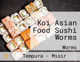 Koi Asian Food Sushi Worms