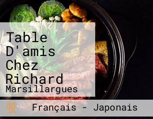 Table D'amis Chez Richard