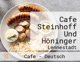 Cafe Steinhoff Und Höninger