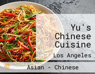 Yu's Chinese Cuisine