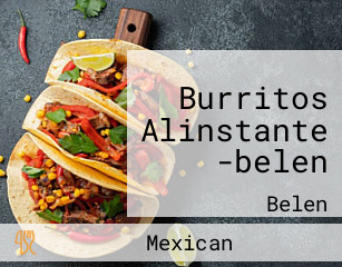 Burritos Alinstante -belen