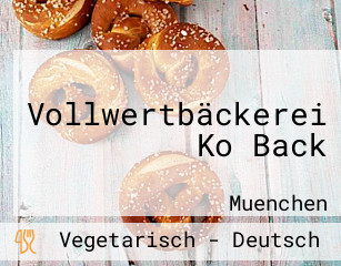 Vollwertbäckerei Ko Back