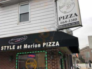 Boston Style At Merion Pizza