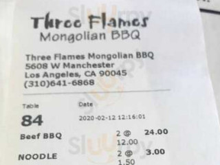 Three Flames Mongolian B-q