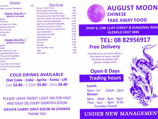 August Moon Chinese Take Away Food
