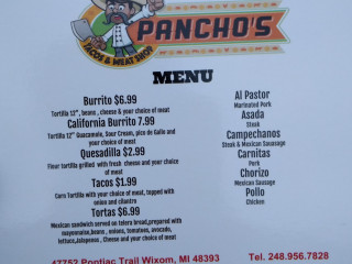 Pancho's Tacos Meat Shop