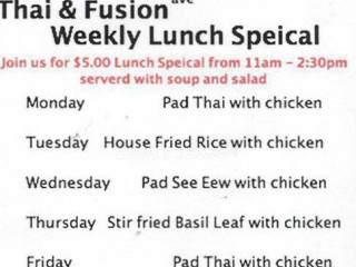 Thai Fusion Ave