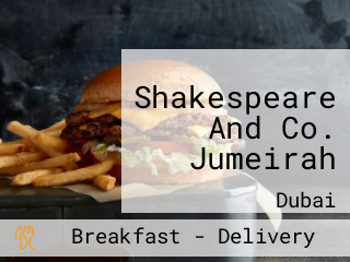 Shakespeare And Co. Jumeirah