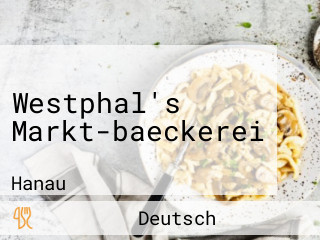 Westphal's Markt-baeckerei