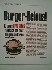 Five Guys Burger and Fries