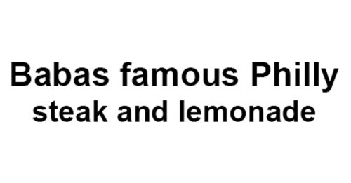 Baba's Famous Philly Steak Lemonade