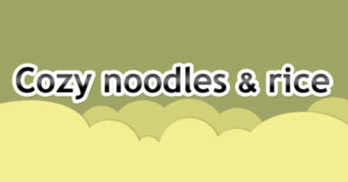 Cozy Noodles Rice