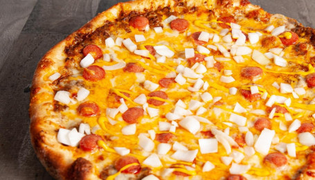 16 Coney Dog Pizza