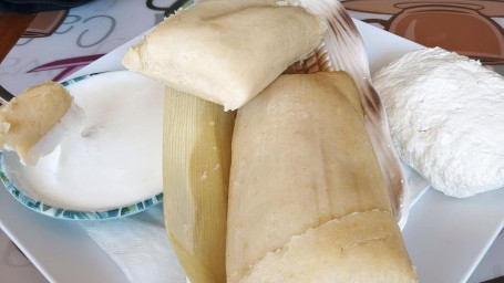 Corn Tamales Sour Cream