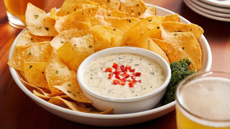 White Queso Spinach Dip