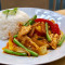 Stir Fried Chicken With Red Curry Paste Bamboo, Green Bean
