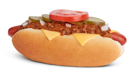 Chili-Hot Dog Mit Käse