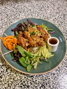 Crispy Soft Shell Crab Noodle Salad