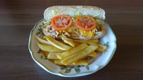 2. Chicken Sandwich With French Fries