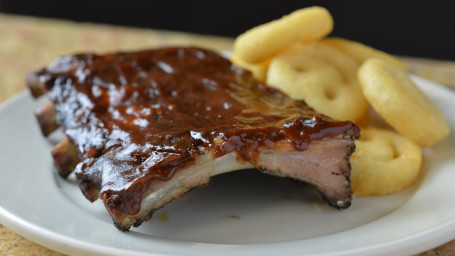 BBQ Ribs Smiley Fries