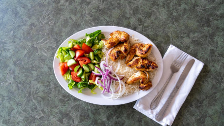 Chicken Shish Kabob Combo Plate