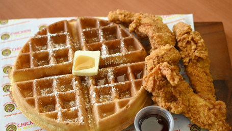 1 Waffle And 3 Pcs Chicken