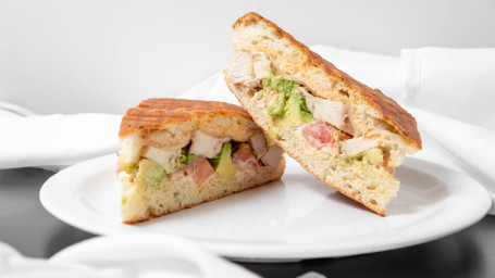 Grilled Chicken And Avocado Panini Sandwich