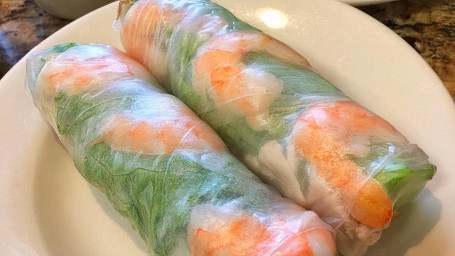 Fresh Spring Roll (2 Roll) Gỏi Cuốn Tôm Thịt