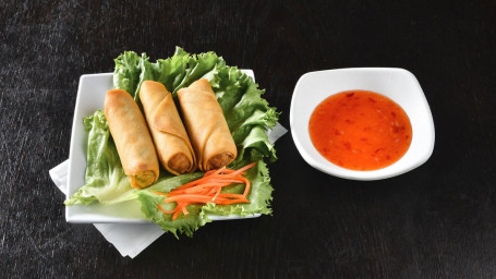 Fried Veggie Rolls (3 Rolls) Chả Giò Chay