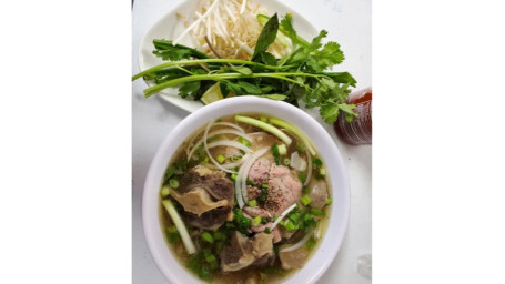 Pho Dui Bo Rice Noodles With Oxtail