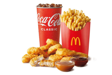 Large 10Pc Chicken Mcnuggets Mcvalue Meal