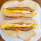 Wurst Mit Ei Und Käse-Sandwich