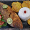 Pescado Frito Entero Con Tostones Y Arroz