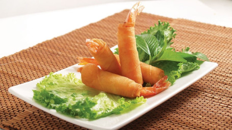 3- Rocket Shrimp Rolls