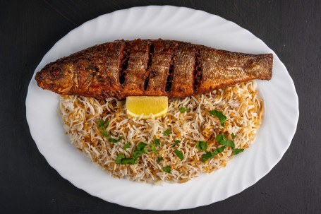 Special Masala Fish With Rice