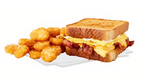 Große Frühstücks-Sandwich-Kombination