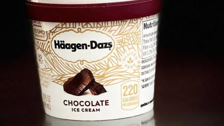 Haagen Dazs, Chocolate Ice Cream, 3.6 Oz. Cup