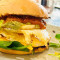 Breakfast Burger (V*, Vg*, Gf* Scramble Eggs