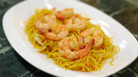 19(A). Stir Fried Noodle With Shrimp