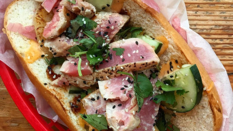 8. Seared Yellowfin Tuna Sandwiches