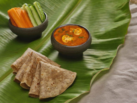 Multigrain Roti With Kadai Mushroom