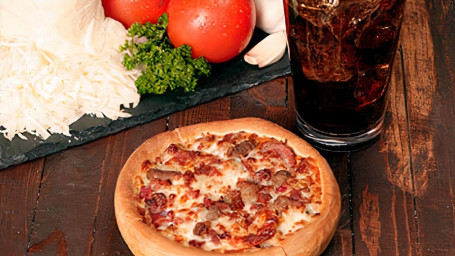 #5 Any Mini Pizza (Up To A Specialty) Regular Soft Drink
