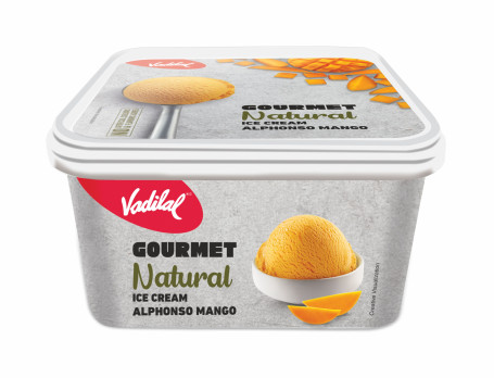 Alphonso Mango Natural Ice Cream Tub (1 Liter)
